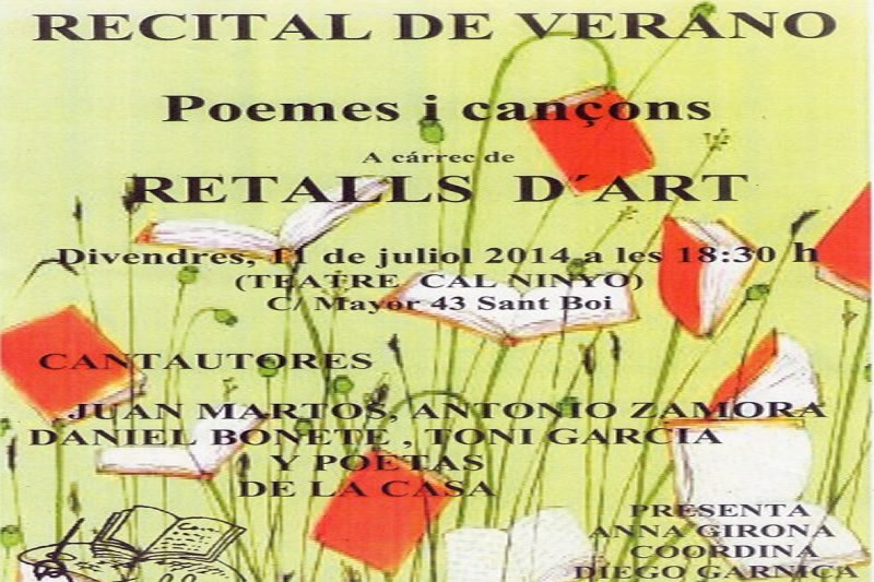 Recital de verano – poemes i cançons